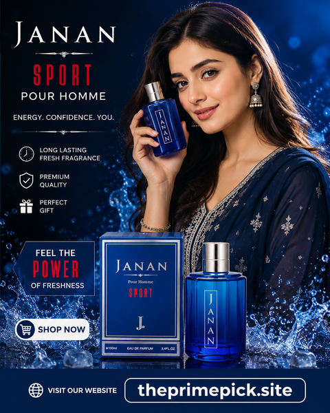 J. Janan Sport Pour Homme Eau De Parfum 100ml – Premium Long Lasting Men's Perfume