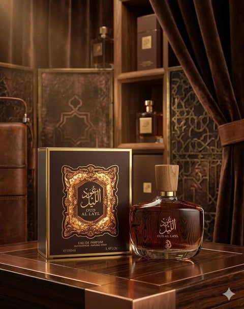 Oud Al Layl Eau De Parfum 100ml – Rich Oud, Amber & Woody Long Lasting Fragrance
