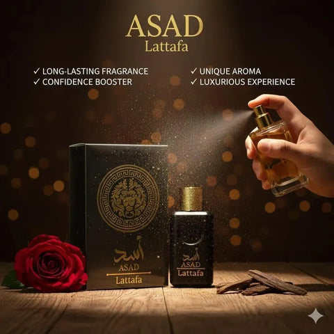 Lattafa Asad Eau De Parfum 100ml – Bold Masculine Long Lasting Fragrance | Premium EDP