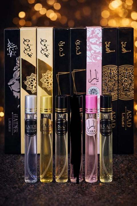 Lattafa Perfume Mini Travel Spray Set – 5 Premium Fragrances | Long Lasting Pocket Perfume Collection