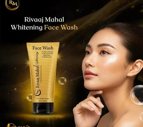 Rivaaj Mahal Whitening Face Wash 160ml – Deep Cleansing & Brightening Face Wash for All Skin Types