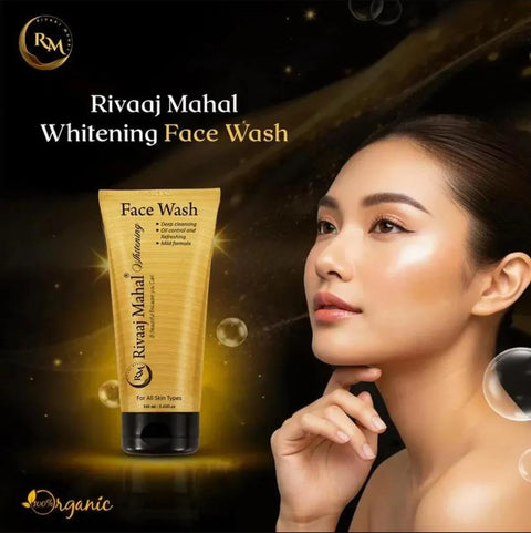 Rivaaj Mahal Whitening Face Wash 160ml – Deep Cleansing & Brightening Face Wash for All Skin Types