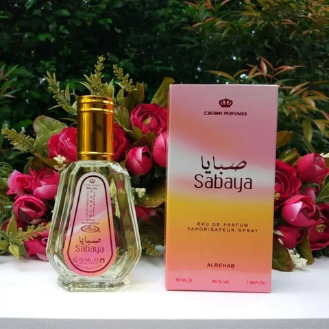 Sabaya Eau De Parfum for Women 50ml – Long Lasting Floral Fruity Perfume | Al-Rehab Crown Perfumes