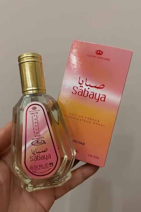 Sabaya Eau De Parfum for Women 50ml – Long Lasting Floral Fruity Perfume | Al-Rehab Crown Perfumes