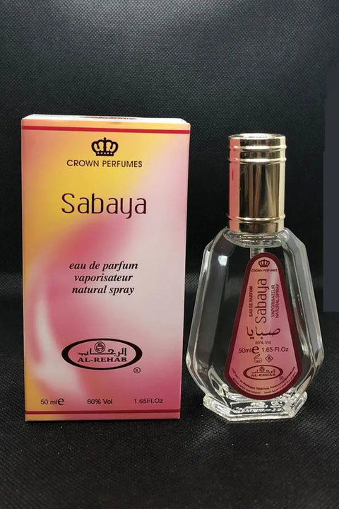 Sabaya Eau De Parfum for Women 50ml – Long Lasting Floral Fruity Perfume | Al-Rehab Crown Perfumes