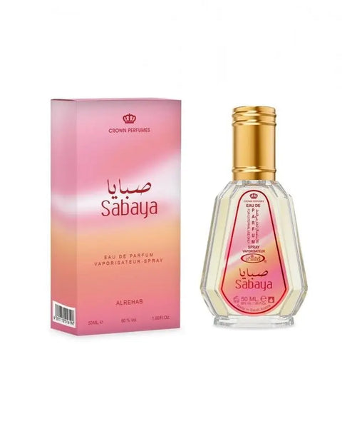Sabaya Eau De Parfum for Women 50ml – Long Lasting Floral Fruity Perfume | Al-Rehab Crown Perfumes