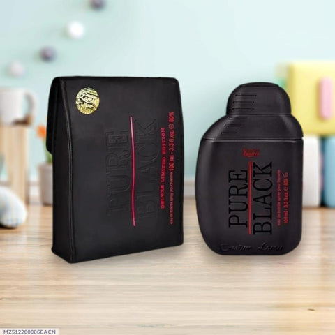 Pure Black Deluxe Limited Edition Perfume for Men – 100ml Long Lasting Eau De Toilette