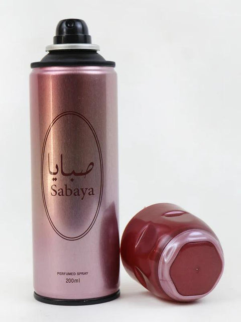 Sabaya Perfumed Body Spray for Women 200ml – Long Lasting Floral Fresh Deodorant Spray