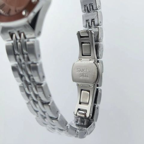 IEKE Luxury Two-Tone Crystal Women's Watch – Stainless Steel with Gift Box