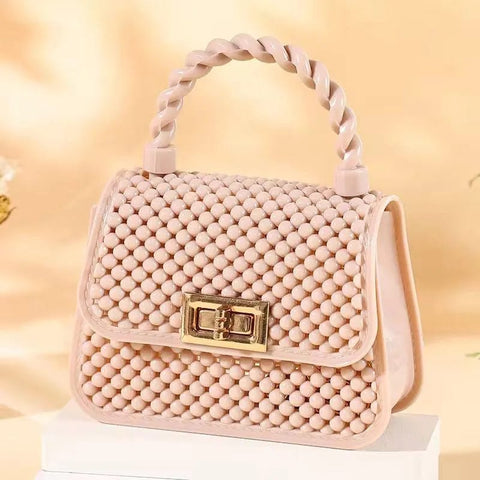 Luxury Pearl Texture Mini Handbag – Premium Women Fashion Bag