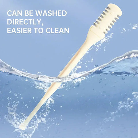 2 Pcs Nasal Manual Nose Hair Trimmer Set 360 Rotating Safe Painless Nasal Hair Remover